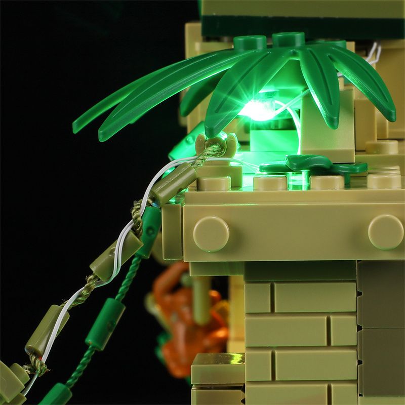 FUNWHOLE F9010 9010 non  DI TÍCH ĐỀN RỪNG bộ đồ chơi xếp lắp ráp ghép mô hình Adventurers Thám Hiểm 1242 khối