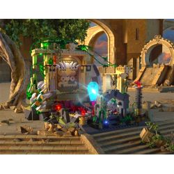 FUNWHOLE F9010 9010 non  DI TÍCH ĐỀN RỪNG bộ đồ chơi xếp lắp ráp ghép mô hình Adventurers Thám Hiểm 1242 khối