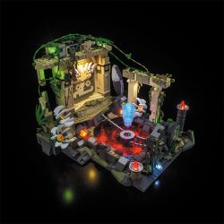 FUNWHOLE F9010 9010 non  DI TÍCH ĐỀN RỪNG bộ đồ chơi xếp lắp ráp ghép mô hình Adventurers Thám Hiểm 1242 khối