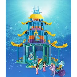 GUDI 9032 non  CUNG ĐIỆN LINGLONG bộ đồ chơi xếp lắp ráp ghép mô hình 683 khối