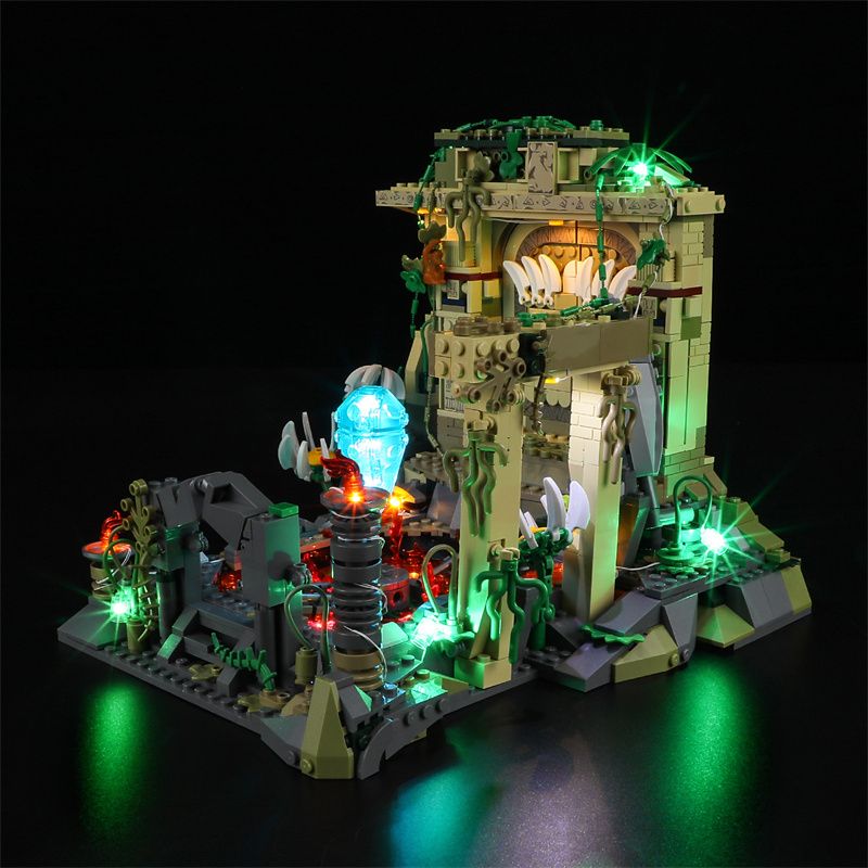 FUNWHOLE F9010 9010 non  DI TÍCH ĐỀN RỪNG bộ đồ chơi xếp lắp ráp ghép mô hình Adventurers Thám Hiểm 1242 khối