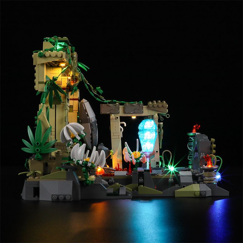 FUNWHOLE F9010 9010 non  DI TÍCH ĐỀN RỪNG bộ đồ chơi xếp lắp ráp ghép mô hình Adventurers Thám Hiểm 1242 khối