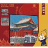 SEMBO 608006C non  NGHỆ THUẬT PIXEL CẢNH TUYẾT bộ đồ chơi xếp lắp ráp ghép mô hình Architecture PALACE BUILDING Công Trình Kiến Trúc 14508 khối