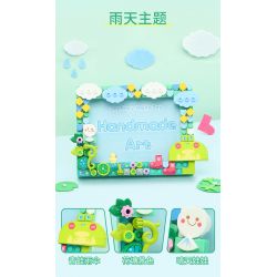 Enlighten 36011 Qman 36011 non  XINYIYI SKY STORY KHUNG ???NH 4 LOẠI NGÀY MƯA CẦU VỒNG TRĂNG SAO TUYẾT bộ đồ chơi xếp lắp ráp ghép mô hình Creator HANDMADE ART Sáng Tạo