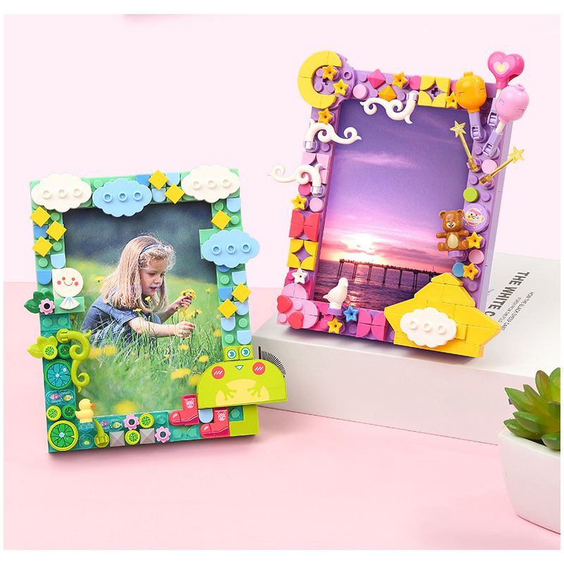 Enlighten 36011 Qman 36011 non  XINYIYI SKY STORY KHUNG ???NH 4 LOẠI NGÀY MƯA CẦU VỒNG TRĂNG SAO TUYẾT bộ đồ chơi xếp lắp ráp ghép mô hình Creator HANDMADE ART Sáng Tạo