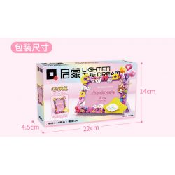 Enlighten 36011 Qman 36011 non  XINYIYI SKY STORY KHUNG ???NH 4 LOẠI NGÀY MƯA CẦU VỒNG TRĂNG SAO TUYẾT bộ đồ chơi xếp lắp ráp ghép mô hình Creator HANDMADE ART Sáng Tạo