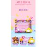 Enlighten 36011 Qman 36011 non  XINYIYI SKY STORY KHUNG ???NH 4 LOẠI NGÀY MƯA CẦU VỒNG TRĂNG SAO TUYẾT bộ đồ chơi xếp lắp ráp ghép mô hình Creator HANDMADE ART Sáng Tạo