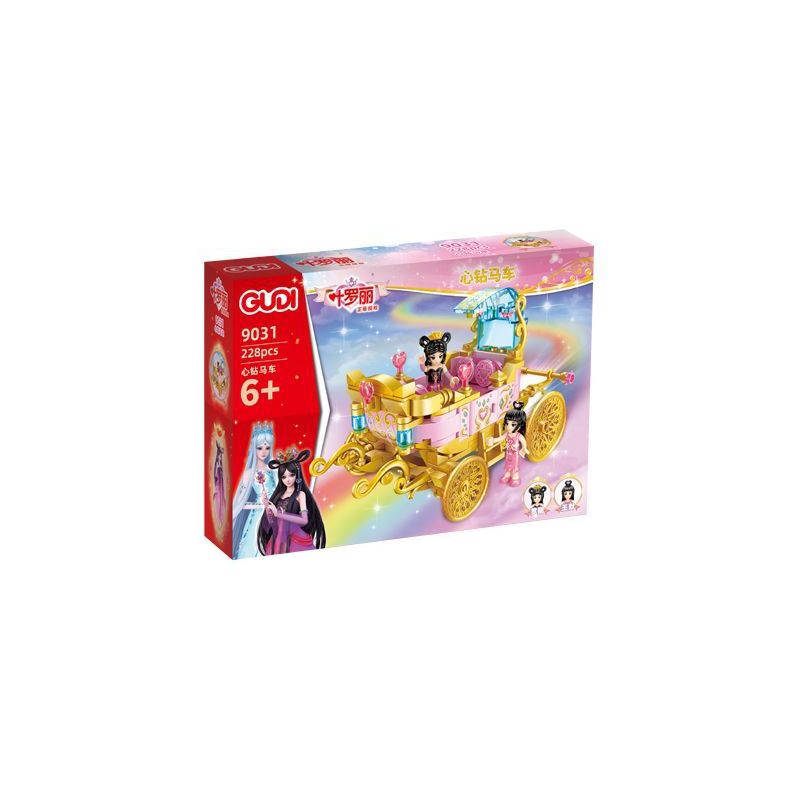 GUDI 9031 non Lego TIM KHOAN NGỰA bộ đồ chơi xếp lắp ráp ghép mô hình 228 khối