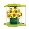 SEMBO 601223 non  HỘP QUÀ HOA HƯỚNG DƯƠNG bộ đồ chơi xếp lắp ráp ghép mô hình Flowers 1848 khối
