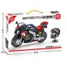 LEIBAO 8109 non  TỐC ĐỘ TÍCH LŨY APRILIA RSV4 1:14 tỷ lệ 1:14 bộ đồ chơi xếp lắp ráp ghép mô hình Motorcycle Motorbike MOTORCYCLE APRILIA RSV4 Xe Hai Bánh 454 khối