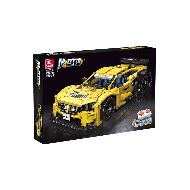 JIESTAR 92024 non  BMW M4 DTM bộ đồ chơi xếp lắp ráp ghép mô hình  Kỹ Thuật Công Nghệ Cao Mô Hình Phương Tiện 2676 khối