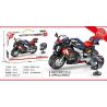 LEIBAO 8109 non  TỐC ĐỘ TÍCH LŨY APRILIA RSV4 1:14 tỷ lệ 1:14 bộ đồ chơi xếp lắp ráp ghép mô hình Motorcycle Motorbike MOTORCYCLE APRILIA RSV4 Xe Hai Bánh 454 khối