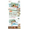 INBRIXX 890301 non  PHÒNG KHÁCH VÀ NGỦ RILAKKUMA bộ đồ chơi xếp lắp ráp ghép mô hình