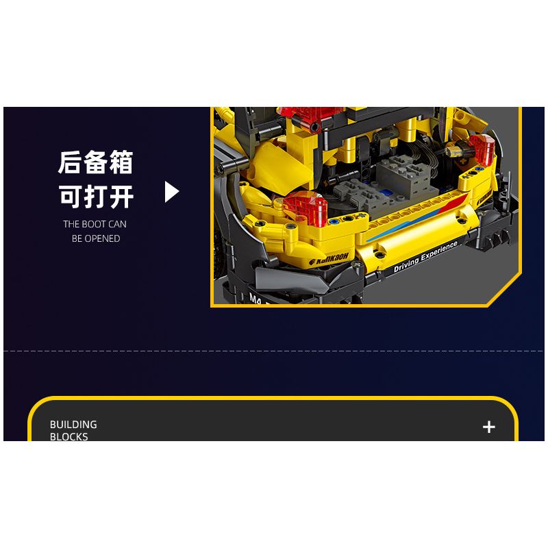 JIESTAR 92024 non  BMW M4 DTM bộ đồ chơi xếp lắp ráp ghép mô hình  Kỹ Thuật Công Nghệ Cao Mô Hình Phương Tiện 2676 khối