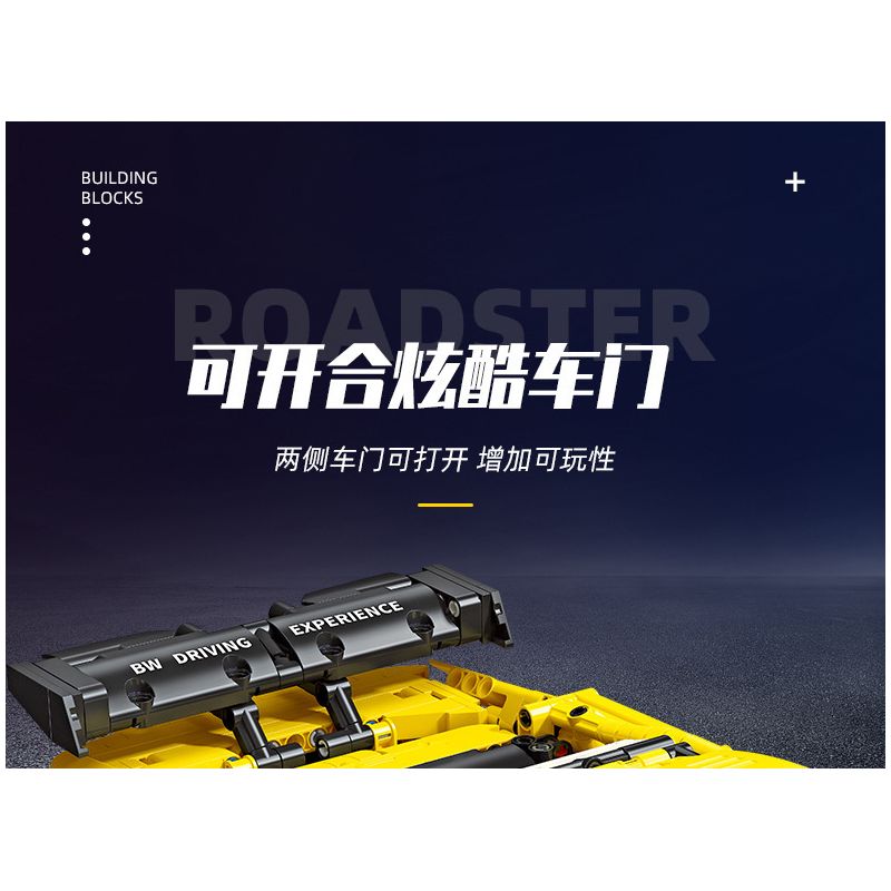 JIESTAR 92024 non  BMW M4 DTM bộ đồ chơi xếp lắp ráp ghép mô hình  Kỹ Thuật Công Nghệ Cao Mô Hình Phương Tiện 2676 khối