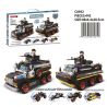 WOMA C0592 0592 non  XE BỌC THÉP CHỐNG SÉT YONGTAN bộ đồ chơi xếp lắp ráp ghép mô hình SWAT CORPS 443 khối