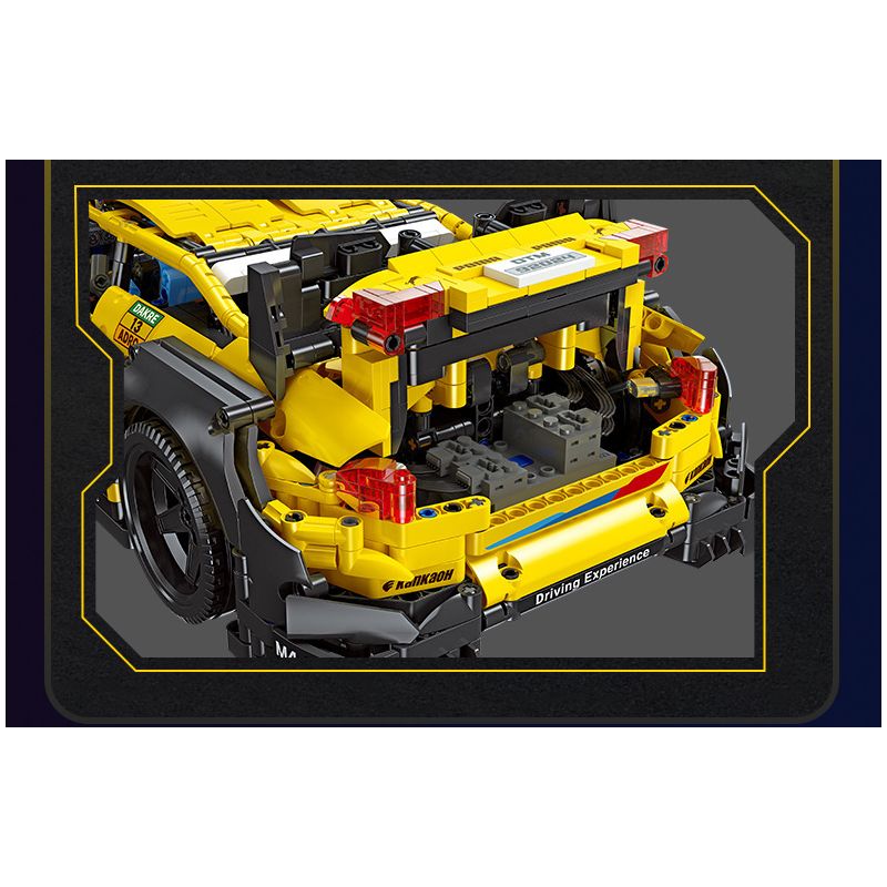 JIESTAR 92024 non  BMW M4 DTM bộ đồ chơi xếp lắp ráp ghép mô hình  Kỹ Thuật Công Nghệ Cao Mô Hình Phương Tiện 2676 khối