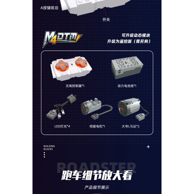 JIESTAR 92024 non  BMW M4 DTM bộ đồ chơi xếp lắp ráp ghép mô hình  Kỹ Thuật Công Nghệ Cao Mô Hình Phương Tiện 2676 khối