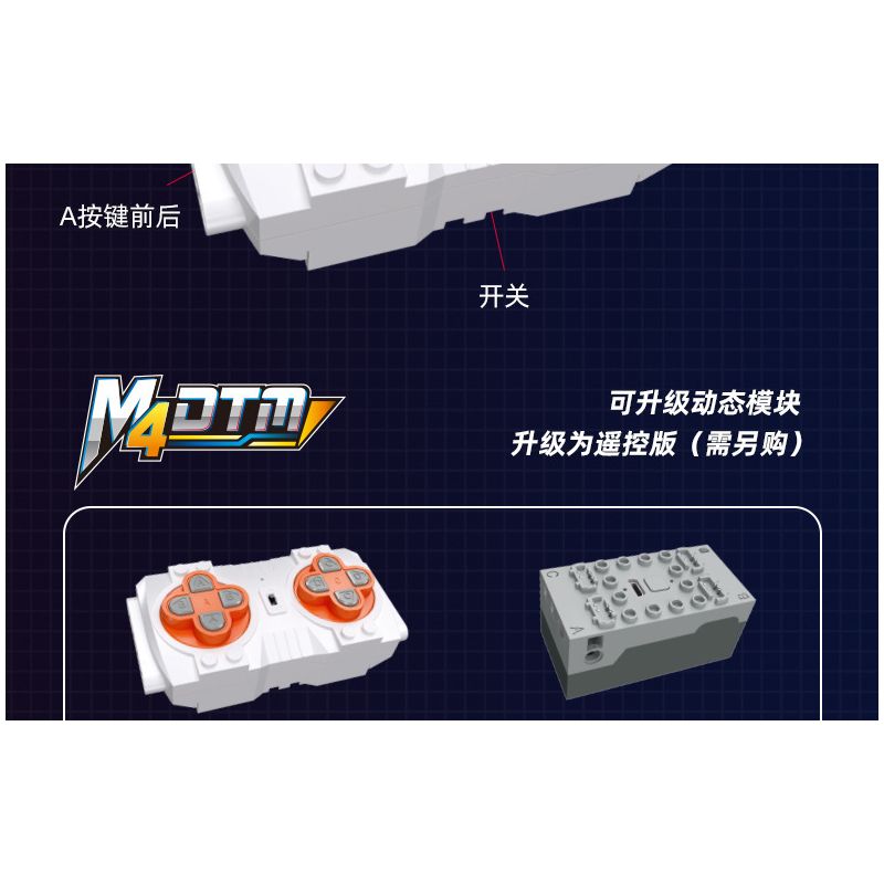 JIESTAR 92024 non  BMW M4 DTM bộ đồ chơi xếp lắp ráp ghép mô hình  Kỹ Thuật Công Nghệ Cao Mô Hình Phương Tiện 2676 khối