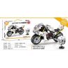 LEIBAO 8108 non  TỐC ĐỘ ĐI XE TÍCH LŨY MV AGUSTA F4 RR 1:14 tỷ lệ 1:14 bộ đồ chơi xếp lắp ráp ghép mô hình Motorcycle Motorbike MOTORCYCLE AGUSTA F4 RR Xe Hai Bánh 430 khối