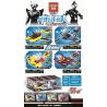 GAOGAO GG017 non  NGƯỜI KHỔNG LỒ VŨ TRỤ 4 PHONG CÁCH bộ đồ chơi xếp lắp ráp ghép mô hình Movie & Game SPACE GIANT Phim Và Trò Chơi 409 khối