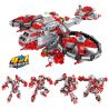 PanlosBrick 690025 Panlos Brick 690025 non  MÁY BAY CHIẾN ĐẤU ULTRAMAN 4 KẾT HỢP THẾ HỆ ĐẦU TIÊN CỦA MECH TAYLOR SEVEN ACE bộ đồ chơi xếp lắp ráp ghép mô hình Vệ Binh Vũ Trụ Siêu Nhân Điện Quang