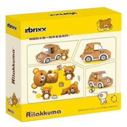 INBRIXX 890101 non  XE RILAKKUMA bộ đồ chơi xếp lắp ráp ghép mô hình