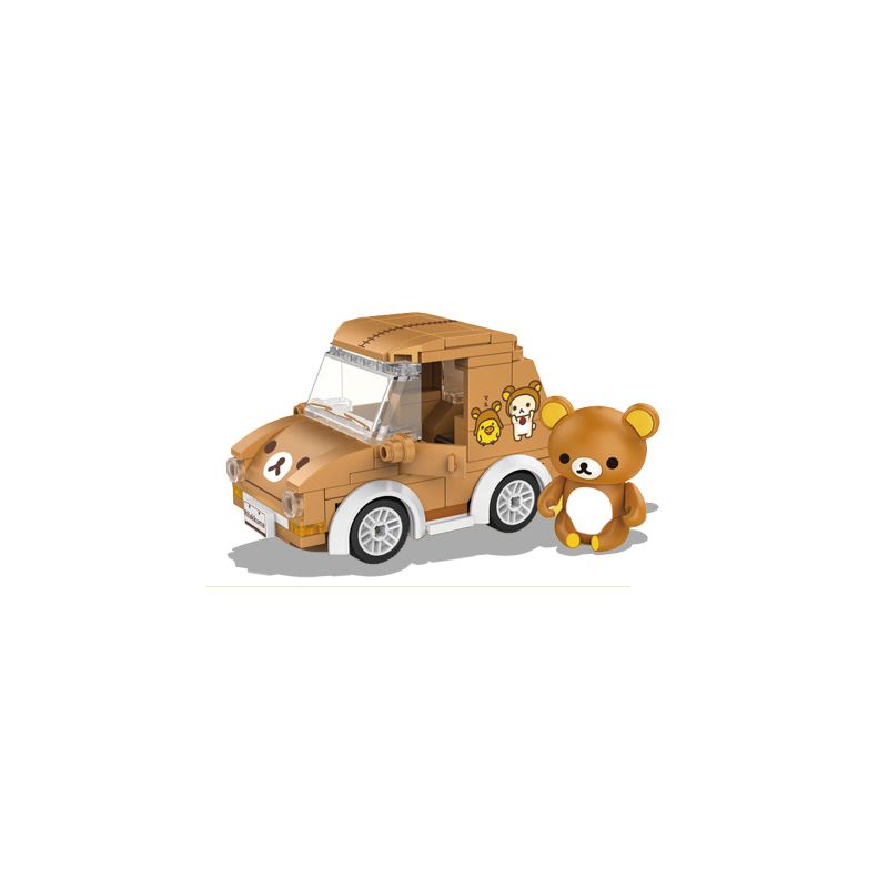 INBRIXX 890101 non  XE RILAKKUMA bộ đồ chơi xếp lắp ráp ghép mô hình