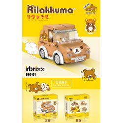 INBRIXX 890101 non  XE RILAKKUMA bộ đồ chơi xếp lắp ráp ghép mô hình