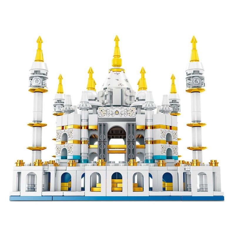 Kazi KY98728 98728 non  TAJ MAHAL bộ đồ chơi xếp lắp ráp ghép mô hình TAJ MAHARA MAHAL 651 khối