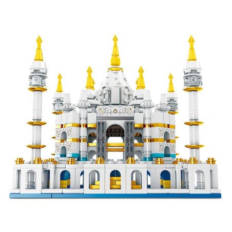 Kazi KY98728 98728 non  TAJ MAHAL bộ đồ chơi xếp lắp ráp ghép mô hình TAJ MAHARA MAHAL 651 khối
