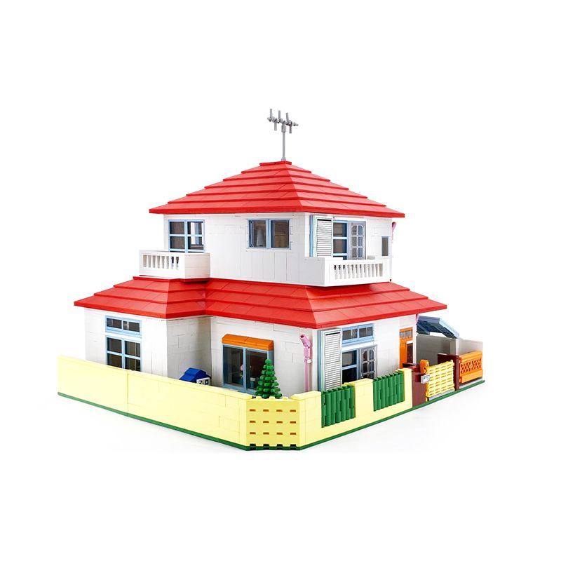 Enlighten K20612 20612 Qman K20612 20612 non  NHÀ MỚI NHỎ bộ đồ chơi xếp lắp ráp ghép mô hình Crayon Shin-Chan Cậu Bé Bút Chì 2465 khối