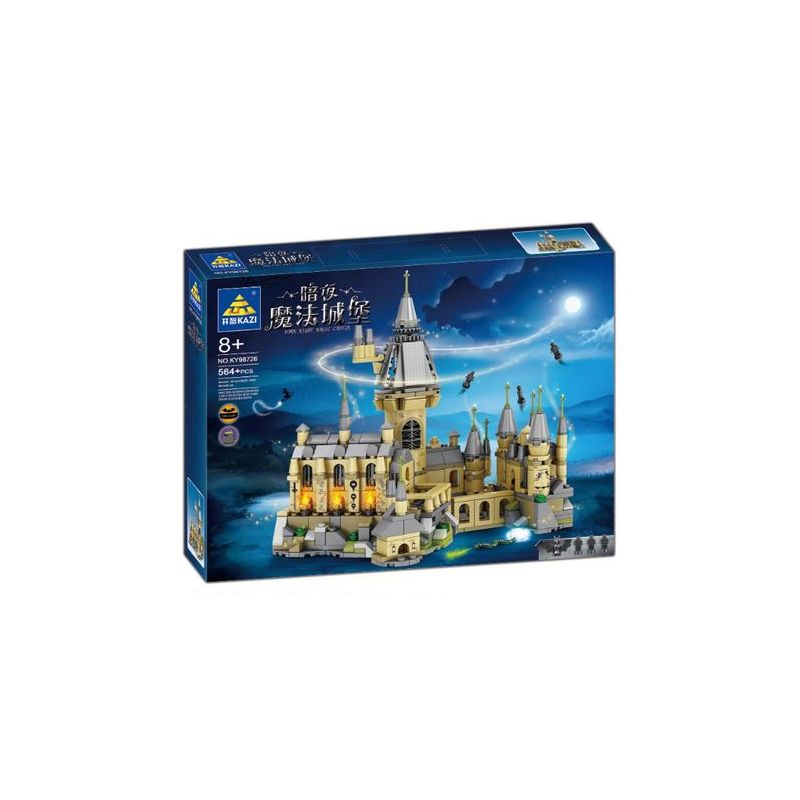 Kazi KY98726 98726 non  LÂU ĐÀI MA THUẬT ĐÊM TỐI bộ đồ chơi xếp lắp ráp ghép mô hình DARK NIGHT MAGIC CASTLE 664 khối