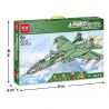 MINGDI K0136 0136 non  MÁY BAY CHIẾN ĐẤU J-15 bộ đồ chơi xếp lắp ráp ghép mô hình Military Army ARMED WEAPONS Quân Sự Bộ Đội 999 khối