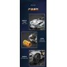 MOYU BLOCK MY88012 88012 non  KOENIGSEGG 1: 8 tỷ lệ 1:8 bộ đồ chơi xếp lắp ráp ghép mô hình 3508 khối