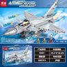 MINGDI K0137 0137 non  MÁY BAY CHIẾN ĐẤU J-10 bộ đồ chơi xếp lắp ráp ghép mô hình Military Army ARMED WEAPONS Quân Sự Bộ Đội 650 khối