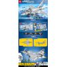MINGDI K0137 0137 non  MÁY BAY CHIẾN ĐẤU J-10 bộ đồ chơi xếp lắp ráp ghép mô hình Military Army ARMED WEAPONS Quân Sự Bộ Đội 650 khối