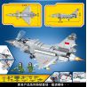 MINGDI K0137 0137 non  MÁY BAY CHIẾN ĐẤU J-10 bộ đồ chơi xếp lắp ráp ghép mô hình Military Army ARMED WEAPONS Quân Sự Bộ Đội 650 khối
