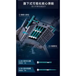 SLUBAN M38-B1187 B1187 1187 M38B1187 38-B1187 non  TIÊM KÍCH TÀNG HÌNH J-20 PHIÊN BẢN SƠN KIM LOẠI tỷ lệ 1:44 bộ đồ chơi xếp lắp ráp ghép mô hình Military Army J20 Quân Sự Bộ Đội