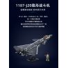 SLUBAN M38-B1187 B1187 1187 M38B1187 38-B1187 non  TIÊM KÍCH TÀNG HÌNH J-20 PHIÊN BẢN SƠN KIM LOẠI tỷ lệ 1:44 bộ đồ chơi xếp lắp ráp ghép mô hình Military Army J20 Quân Sự Bộ Đội
