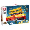 LEYI 88006 non  QUẢNG TRƯỜNG THIÊN AN MÔN bộ đồ chơi xếp lắp ráp ghép mô hình Architecture Công Trình Kiến Trúc 406 khối