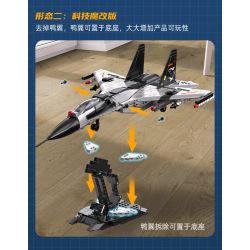 CADA DOUBLEE C56027 56027 non  MÁY BAY CHIẾN ĐẤU TÀU SÂN bộ đồ chơi xếp lắp ráp ghép mô hình Military Army Quân Sự Bộ Đội 1011 khối