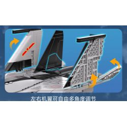 CADA DOUBLEE C56027 56027 non  MÁY BAY CHIẾN ĐẤU TÀU SÂN bộ đồ chơi xếp lắp ráp ghép mô hình Military Army Quân Sự Bộ Đội 1011 khối