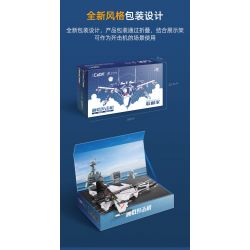 CADA DOUBLEE C56027 56027 non  MÁY BAY CHIẾN ĐẤU TÀU SÂN bộ đồ chơi xếp lắp ráp ghép mô hình Military Army Quân Sự Bộ Đội 1011 khối