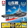 LEYI 88001 non  TÀU SÂN BAY TRUNG QUỐC SHANDONG bộ đồ chơi xếp lắp ráp ghép mô hình Military Army PLA. NAVY SHANDONG Quân Sự Bộ Đội 502 khối