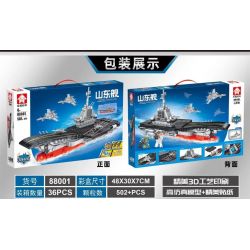 LEYI 88001 non  TÀU SÂN BAY TRUNG QUỐC SHANDONG bộ đồ chơi xếp lắp ráp ghép mô hình Military Army PLA. NAVY SHANDONG Quân Sự Bộ Đội 502 khối