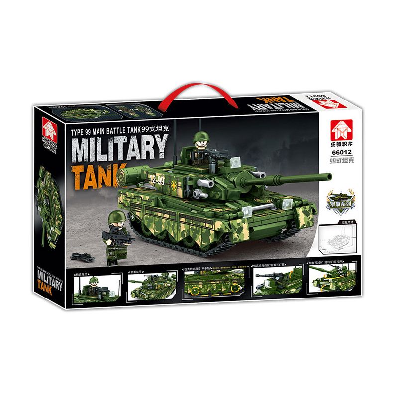 LEYI 66012 non  XE TĂNG THÁCH THỨC bộ đồ chơi xếp lắp ráp ghép mô hình Military Army CHALLENGER MAIN BATTLE TANK Quân Sự Bộ Đội 588 khối