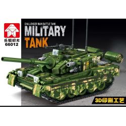 LEYI 66012 non  XE TĂNG THÁCH THỨC bộ đồ chơi xếp lắp ráp ghép mô hình Military Army CHALLENGER MAIN BATTLE TANK Quân Sự Bộ Đội 588 khối