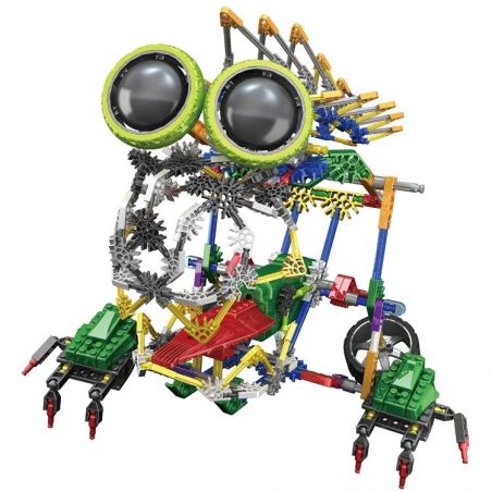 LOZ 3026 A0016 0016 Xếp hình kiểu Nanoblock Electric Giant Beast Robot Robot Quái Vật Khổng Lồ Chạy điện 399 khối có động cơ pin