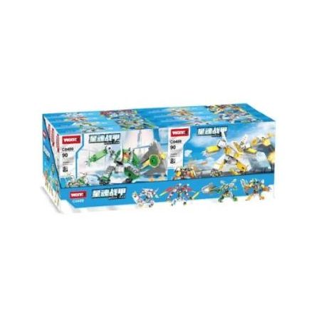 WOMA C0409 0409 non  8 LOẠI ROBOT bộ đồ chơi xếp lắp ráp ghép mô hình